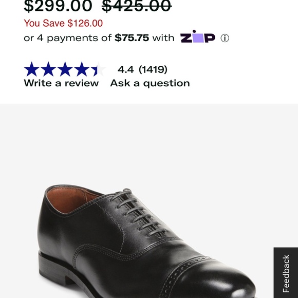 Allen Edmonds fifth ave shoes - Picture 7 of 7